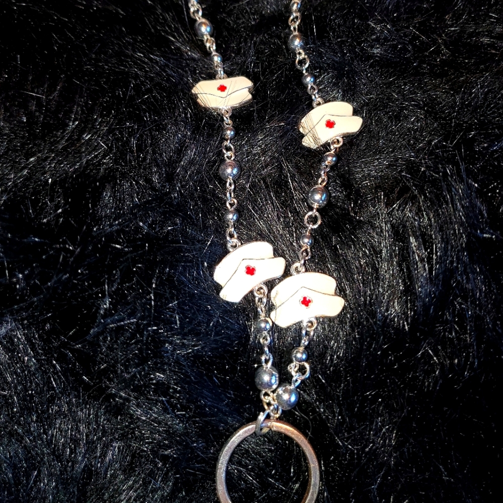 Nurse ID chain holder